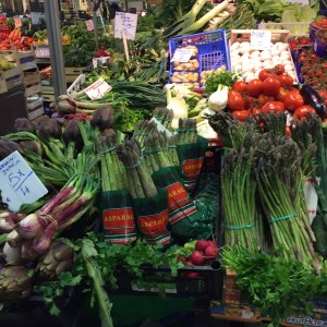 Mercato Centrale Vegetable Stand