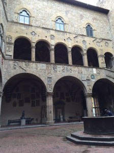 Upper Floors of The Bargello from the Courtyard.