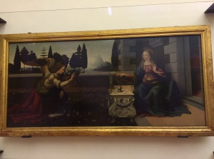 The Annunciation Leonardo da Vinci 1472