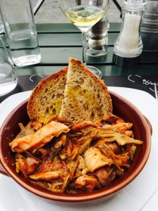 Lampredotto with Artichokes