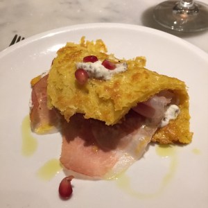 Cecina with Prosciutto and Tartufo
