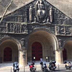 Outside of a Large Church