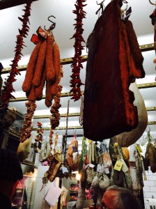 Slab of Bacon, Sausages, and other Meaty Goodness