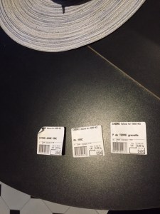 Bar code labels from vegetables