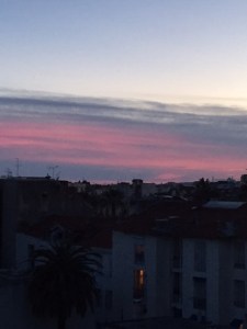 Sunset over the Mediterranean