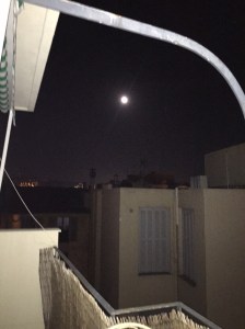Moon over Nice