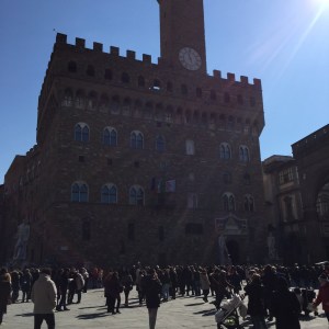 Piazza della Signoria and the Palazzo Vecchio (the building)