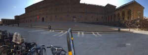 Panoramic view of Palazzo Pitti